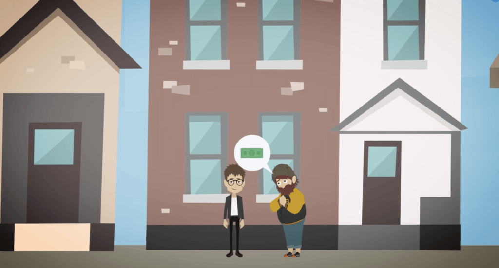 What to do when people ask for money
