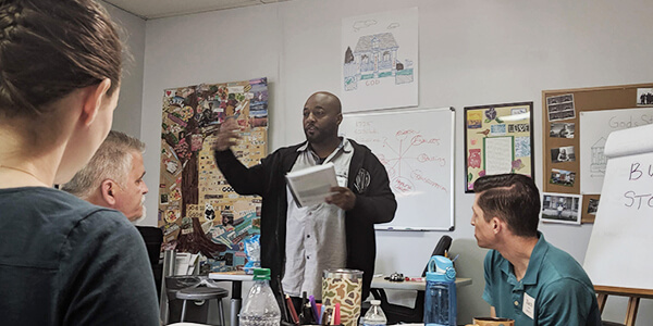 A Work Life class in action
