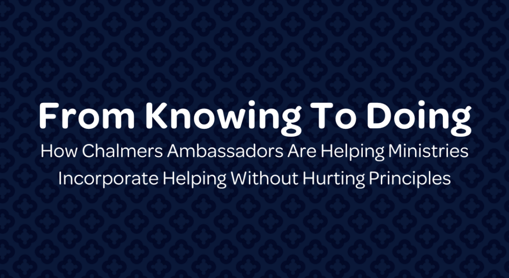 From Knowing to Doing